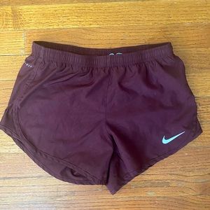 Nike running shorts size XS in maroon